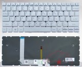 Tastatura Laptop, Acer, Swift 3 SF313-52, SF313-52G, SF313-53, iluminata, argintie, layout US