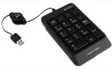 TASTATURA numerica A4TECH Fstyler, 18 taste, USB, 70cm retractabil, compact design, grey, &quot;FK-13-GR&quot; (timbru verde 0.8 lei)