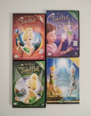 Pachet Clopotica / Tinkerbell, 4 dvd-uri dublate in limba romana, 2013 foto