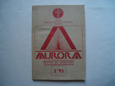 Aurora. Revista de literatura, nr. 2, 1993 foto