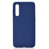 Husa Silicon Samsung A50 a505 Matte Black Albastru inchis