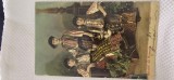 Carte postala SALUTARI DIN ROMANIA , costume populare , an 1907