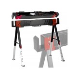 Suport reglabil pentru atelier, din otel, 91,5x15x10 cm, faciliteaza taierea și prelucrarea materialelor, Kraft