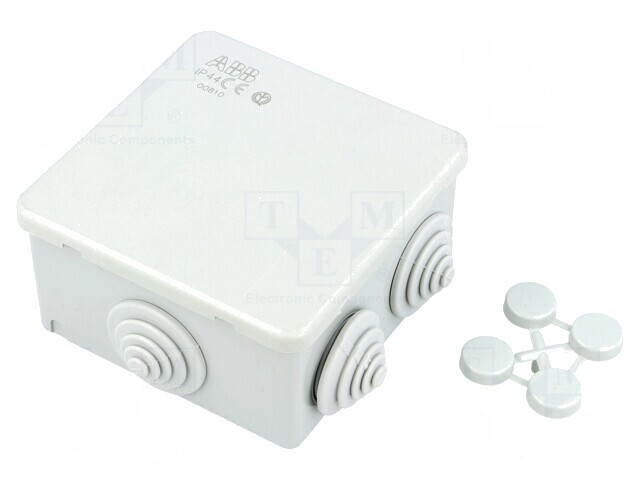 Carcasă cutie de conexiuni 80x80x40mm pentru perete
