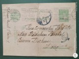 Carte postala Romania Regala , corespondenta ,destinata doamnei doctor Elena Protopopescu Pache, Circulata, Printata