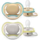 Philips Avent Ultra Air 0-6 m suzetă Neutral 2 buc