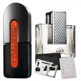 Cumpara ieftin Set apa de toaleta Full Speed pentru El 75 ml, apa de toaleta Luck pentru El 75 ml, card multifunctional de supravietuire, otel inoxidabil, Avon