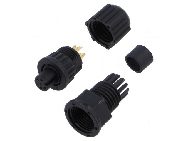 Conector Circular 4 Poziții IP67 2A