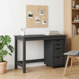 Cumpara ieftin Set birou si cabinet mobil MOSS 2 buc. Gri