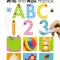 Write and Wipe Practice Flip Book: ABC 123 (Scholastic Early Learners)