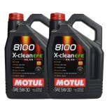 Pachet 10 Litri Ulei Motor Motul 8100 X-Clean EFE 5W-30 (2 x 5L) , 100% Sintetic, ACEA C2 C3