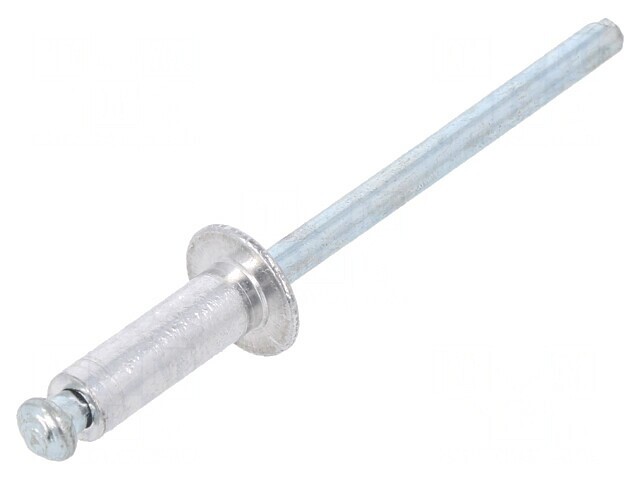 Diblu aluminiu 4mm x 12mm - 500 buc.