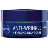 Nivea, crema anti-rid de noapte + Fermitate: 45+