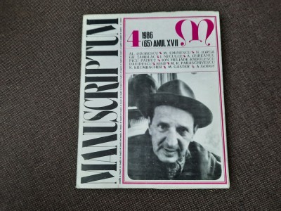 MANUSCRIPTUM NR 4/ 1986 foto