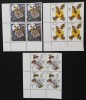 SOMALIA-ALBINE-4 X 3 Val.In Bloc de 4-MNH**SOM 169A, Africa, Fauna