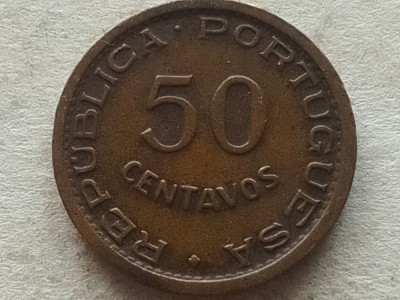 MOZAMBIC-50 CENTAVOS 1953 foto