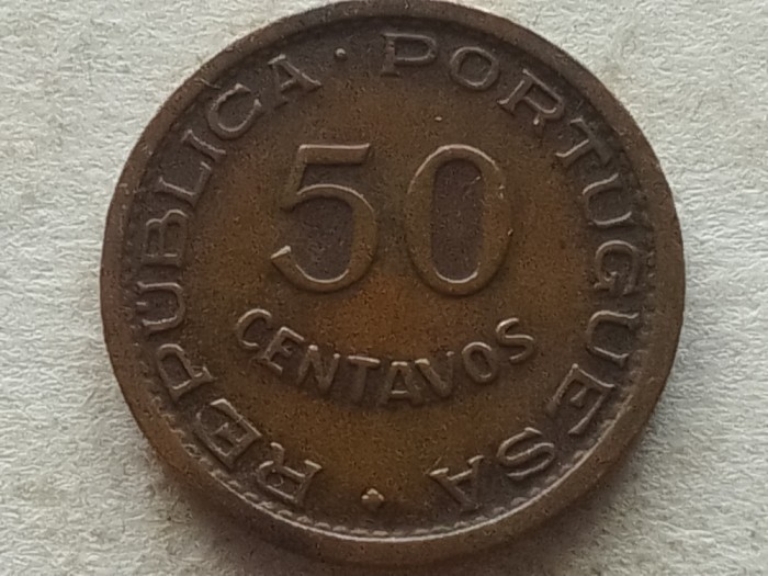 MOZAMBIC-50 CENTAVOS 1953