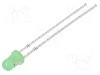 Dioda LED, 3mm, verde, 1120...1560mcd, 10...15mA, 12V, OPTOSUPPLY - OSG5DA3134A-12V
