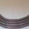 Bijuterie unic Colier choker statement din aliaj metalic argintiu, brad exclusiv