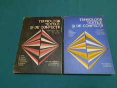 TEHNOLOGII TEXTILE ?I DE CONFEC?II/ 2 MANUALE/ LICEE PROFIL/1976, 1982 foto