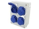 Tablou electric IP44 pentru perete - Priză x4