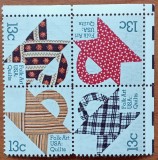 U.S.A-1978-''COSURI CU MOTIVE POPULARE in-AMERICA''- BLOC de 4val.''.- (Cat Scot=4$)-MNH-Nestampilat- Vezi-Scan