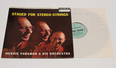 Norrie Paramor And His Orchestra &amp;ndash; Staged For Stereo Strings - disc vinil LP NOU foto
