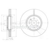 Disc frana CHEVROLET NUBIRA combi (2005 - 2011) KRIEGER 0950004305