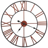 Cumpara ieftin Ceas de perete, rosu, 58 cm, metal