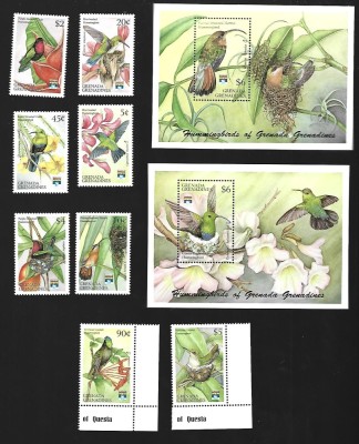 grenada pasari mnh foto