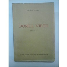 POMUL VIETII (Versuri) - GEORGE LESNEA (autograf,dedicatie) - 1943