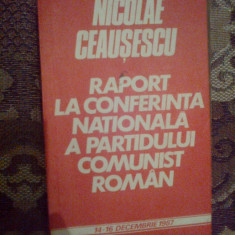 d2 Nicolae Ceausescu - Raport la conferinta nationala a PCR