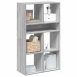 VidaXL Bibliotecă, gri sonoma, 66x31x112 cm, lemn prelucrat