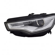 Far AUDI A6 (4G/C7), 01.2011-06.2014, partea Stanga, TYC, bi-xenon; cu &quot;lumina timp de zi&quot; tip LED; D3S+H7+LED+PSY24W; electric; fara modul