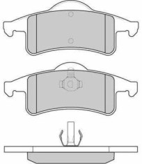 Placute frana Jeep Cherokee (Xj), Grand Cherokee 2 (Wj, Wg) SRLine parte montare : Punte spate