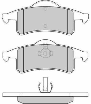 Placute frana Jeep Cherokee (Xj), Grand Cherokee 2 (Wj, Wg) SRLine parte montare : Punte spate foto