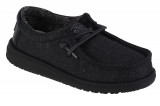 Pantofi pentru adidași Hey Dude Wally Youth Basic 40041-001 negru, 30 - 35, 38