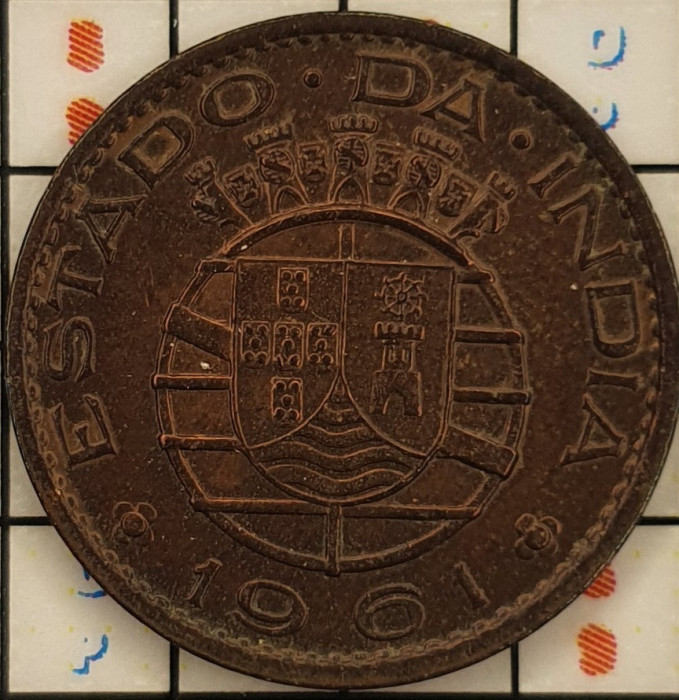 India Portugheza 10 centavos 1961 - km 30 - A006