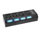 HUB USB, 4 porturi, cu intrerupator - 102344
