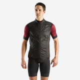 Vestă protecţie v&acirc;nt ciclism pe șosea Ultralight Negru Bărbați