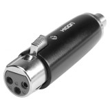 Adaptor XLR 3 pini la RCA M-M, HICON HI-X3CI-FF