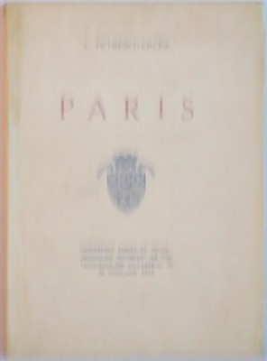 PARIS de C. PETRESCU-ERCEA, 1944 foto