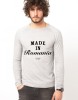 Bluza gri, barbati, Made in Romania - S, THEICONIC