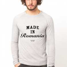 Bluza gri, barbati, Made in Romania - S