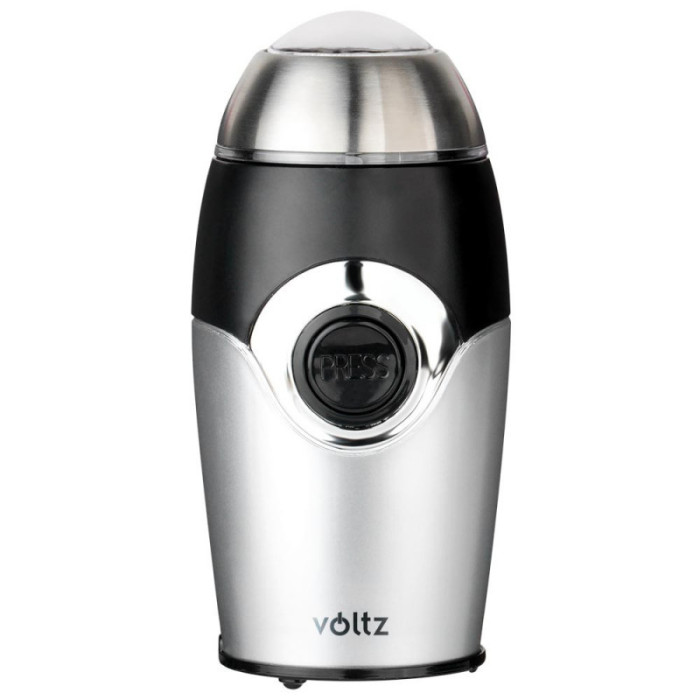 Rasnita de cafea Voltz V51172B, 200W, 50 gr, Argintiu/negru