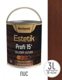 Cumpara ieftin Lazura lemn Bochemit Estetik Profi 3l, nuc, 18-42mp, protectie 15 ani+
