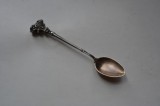 Ligurita ceai/cafea souvenir Marea Britanie, argintata, 11.5 cm