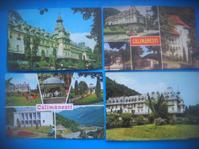 HOPCT LOT 3901 - 4 CARTI POSTALE-CALIMANESTI -JUD- VALCEA-CIRCULATE foto
