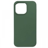 Lemontti Husa Liquid Silicon MagCharge iPhone 14 Pro Verde (protectie 360&deg;, material fin, captusit cu microfibra)