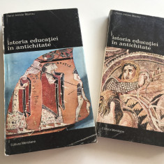 HENRI-IRENEE MARROU, ISTORIA EDUCATIEI IN ANTICHITATE.2VOL.EDITURA MERIDIANE1997